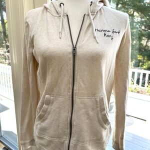 Roxy S EUC 2017 Hawser Hoodie Sweatshirt Zip Front Jacket w/ Pockets